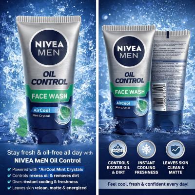 NIVEA MAN OIL CONTROL FACE WASH
